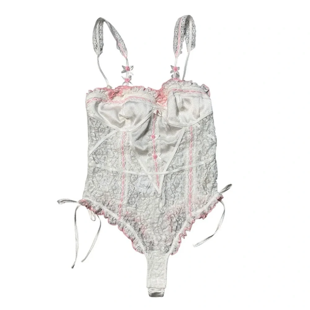 NWT New $98 Free People Sweet Cheeks Thong Bodysuit Size S